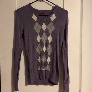 Purple argoyle sweater